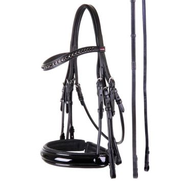 Premiere Bar und Trense Bridle Paris Full Schwarz