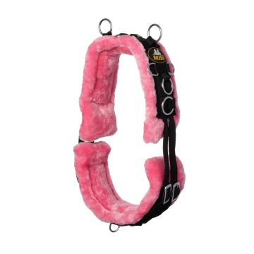 MHS Longiergurt mit Wolldecke rosa she