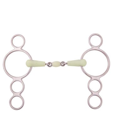 BR Unterlegtrense BR Apple Mouth Pessoa 4-Ring Edelstahl 18mm.