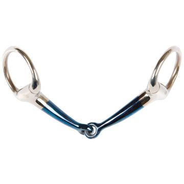 Harry's Horse Buchse/Unterlegtrense Sweet Iron 14mm 12,0 Blau / Silber