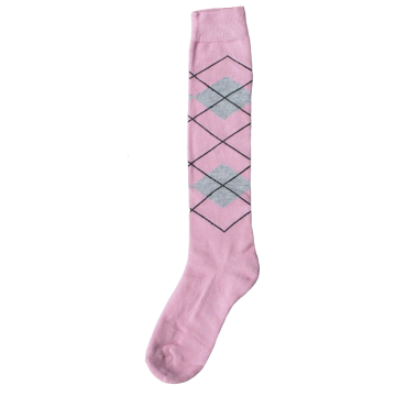 Kniestrümpfe RE l pink / l grau 43-46 Grijs / Roze 43-46