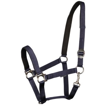 Harry's Horse Halfter bridoonded Cob Dunkelblau