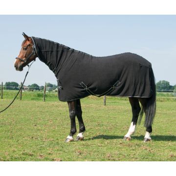 Harry's Horse Fleecedecke Deluxe mit Nacken 205 Schwarz