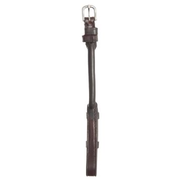 BR backenriemene blind herumgenäht Cob Braun / Silber