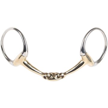 Harry's Horse Eggbutt anatomisch doppelt gelenkig 11,5 Silber / gold