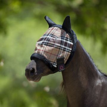 Kensington Fliegenmaske mit Oren II Deluxe Black Pony