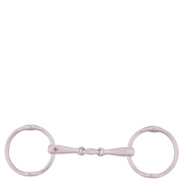 BR Double Broken Gag Clip aus massivem Edelstahl 18mm 14,5 RVS