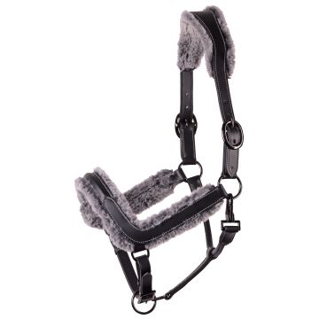 Harry's Horse Halfter Leder Anatomisch Furry Matt