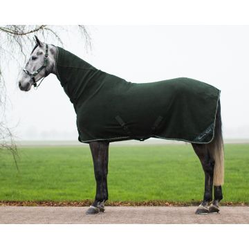 QHP Fleecedecke Brilliance mit Hals 60/90 cm Grün
