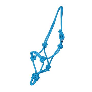 MHS Knotenhalfter "Basic" Extra Full Aqua