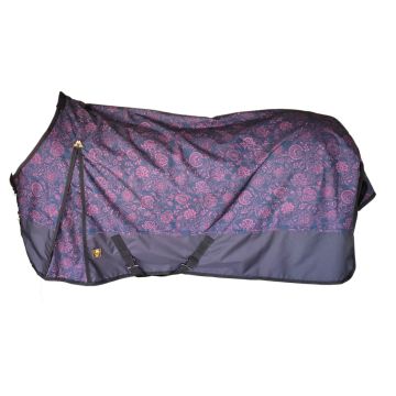 MHS Regendecke mit Fleece "Red Flower"
