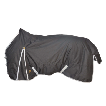 MHS Turnoutdecke Invictus 100 Gramm Schwarz 150/185 cm